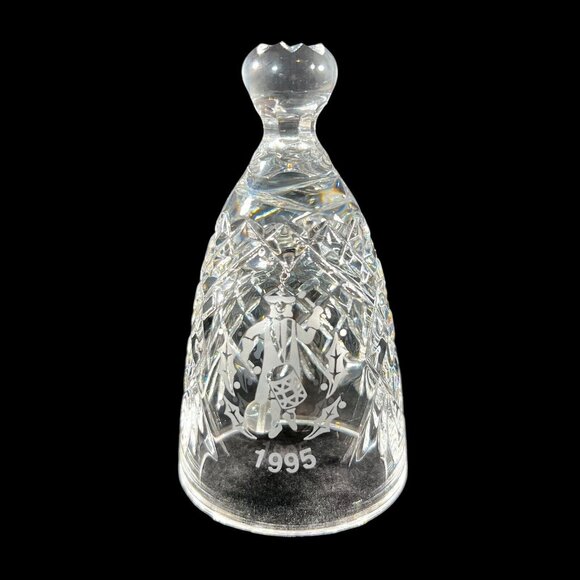 Vtg Waterford Crystal Bell 1995 12 Days Christmas Twelve Drummers Drumming BOX - Picture 6 of 11